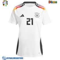 Fotballdrakt Dame Tyskland Ilkay Gundogan #21 Hjemmedrakt EM 2024 Kortermet